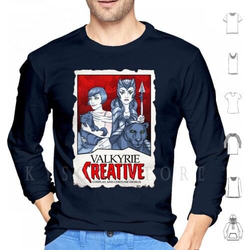 Valkyrie Creative-Cosplay Tee Hoodies Long Sleeve Cosplay Creative Valkyrie Cats Helenasia Valkyrie