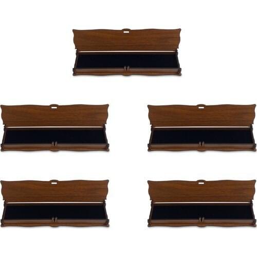 One thousand and one Trend Walnut Color Wooden Jewelry Box 18 cm 5 Pcs