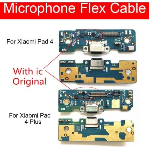 USB Charger Jack Port Board For Xiaomi Mi Pad 4 / Pad 4 Plus Charging USB Plug Dock Connector Board Replacement Repair Parts