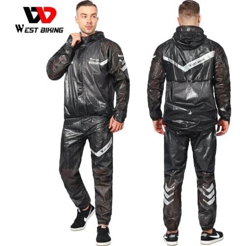 WEST BIKING Cycling Raincoat Waterproof Men Women Reflective Sport Clothing Electric Bicycle MTB Road Bike Jacket Cycling Jersey