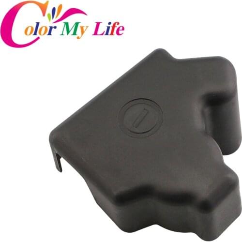 Color My Life ABS Battery Negative Protection Cover Anode Trim Covers For Toyota Highlander Camry 2014 - 2017 Accessories