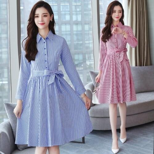 2021 Autumn Winter New Red Striped Tshirt Dress Plus Size Midi Dresses Korean Elegant Women Party Long Sleeve Bodycon Vestidos