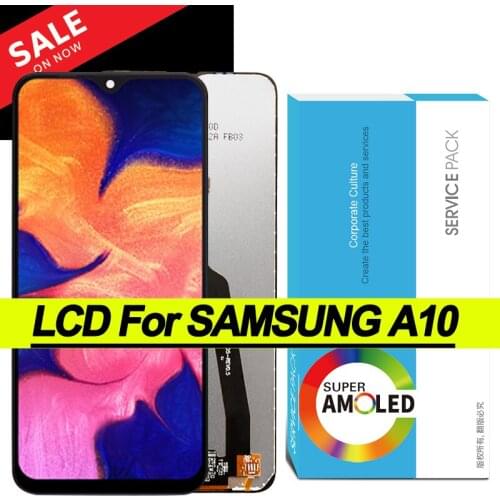 100% Original 6.2'' Display for Samsung Galaxy A10 A105 A105F SM-A105F Full LCD Touch Screen Digitizer Repair Parts