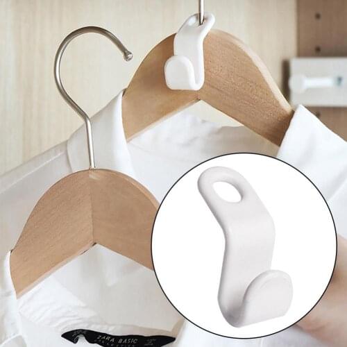 12Pcs Hooks Mini Clothes Hanger Connector Cascading Hook High Quality Tie Hanger Connectors Wardrobe Closet Organizer Hot Sale