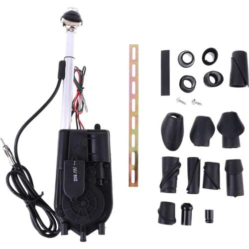 12V Universal Car Auto AM FM Radio Electric Power Automatic Antenna Aerial Kit