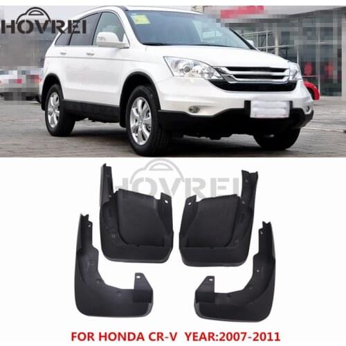 4 pcs/set car Splash guards Mud Flaps Mudguards Fender For Honda CRV CR-V 2007 2008 2009 2010 2011