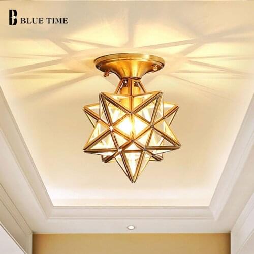 E27 Bulbs Modern Ceiling Lamp Living Room Dining Bedroom Balcony Corridor Ceiling Light Home Lighting Gold&Black Celing Fixture