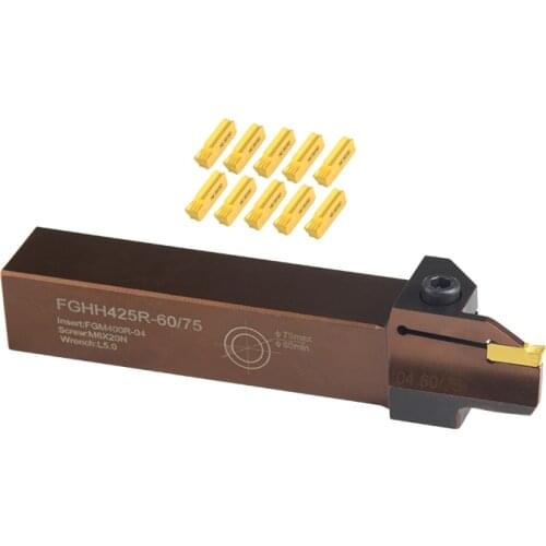 FGHH420/425R 30/35 48/60 75/100 spring steel Grooving Turning tool for insert FGD/FMM400R insert CNC Lathe Cutting Tool holder
