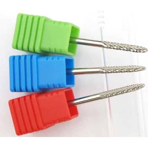 1pcs Silver Pro carbide Nail Drill Bits Nail Art Electric Drill Machine Files Nail Art Tools cut and polish bottom of nail