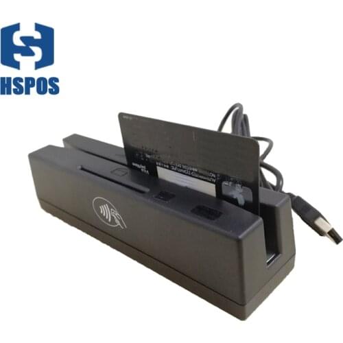 HSPOS Free Shipping Magnetic Stripe Card and IC Card Reader Compatible with IBM/ISO/AAMVA USB Port HS-YL160