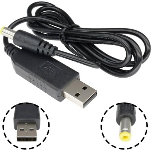 750mA 2A USB DC-DC 5V to 12V Step Up Cable Converter Male Connector 2.1x5.5mm Boost Wire Cable DIY
