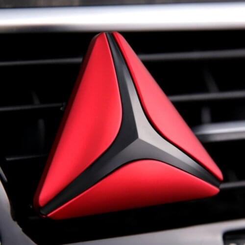 Triangle Car Smell Freshener Fragrant Wood Car Perfume Air Conditioner Clip Car Inndoor Air Freshener Ambientador Carro Healthy