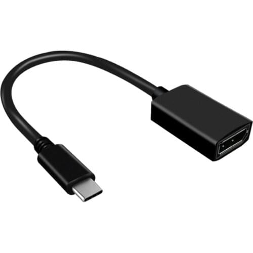 USB C To DisplayPort Male Cable Adapter Type C 3.1 To DP Converter 4K 60Hz for New MacBook Pro,Mac Air,Chromebook Pixel and More