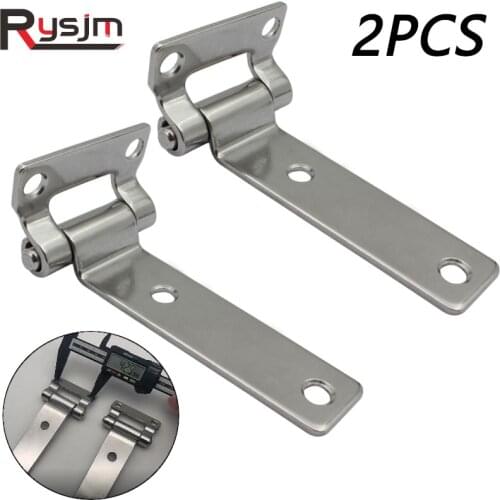 High Quality Stainless Steel T Type Container Hinges Deck Cabinet door hinge for marine boat yacht accessories 135x58x27mm 2pcs