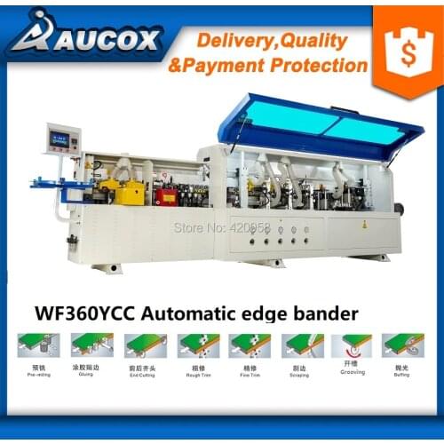 WF360YCC pre-milling,gluing,end cutting,rough trimming,fine trimming,scrapping,grooving,and buffing