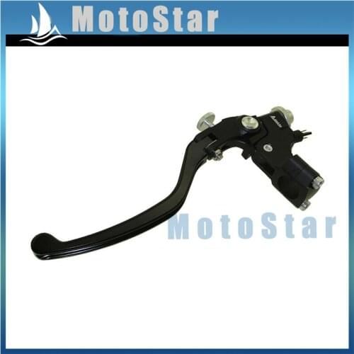 22mm 7/8" Perch Cable Clutch Lever With Light Switch For Dirt Pit Bike Motorcycle