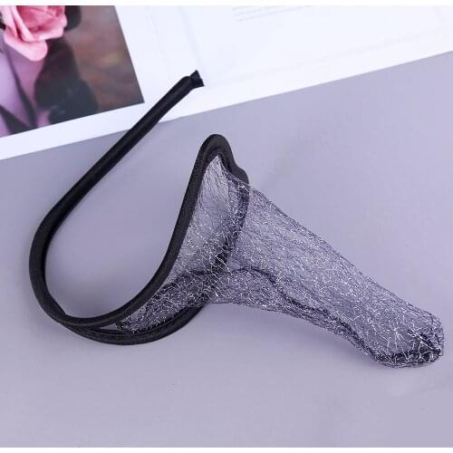 Sexy C-string Thong Invisible Underwear for Men Black Panties Nightwear Briefs