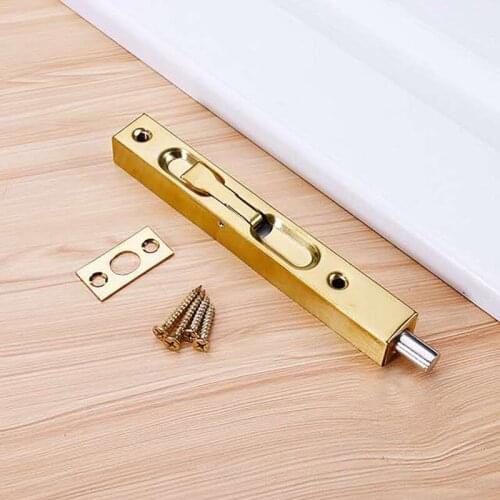 Stainless Steel concealed Door Bolt 6inch 8inch 10inch 12inch Bathroom Door Bolt Hidden Security Guard Sliding Door Lock 2pcs