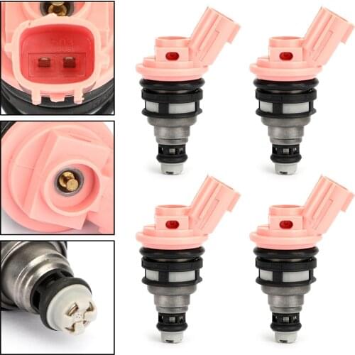 Areyourshop 4Pcs Fuel Injectors Fit For Nissan 200SX NX Sentra 1.6L L4 Maxima 3.0L V6 16600-57Y01 166007E001 Car Accessoreis