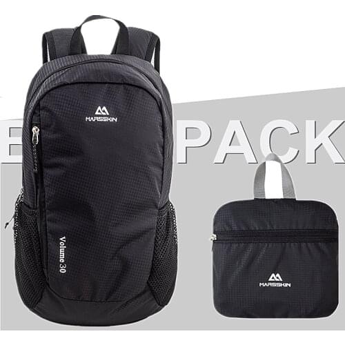 Waterproof Foldable Backpack Nylon Outdoor Climbing Backpack Sports school bag Men and women Travel Hiking trekking Backpack