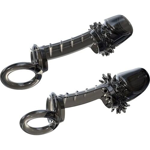 Spike Penis Sleeve Scrotum Cock Ring Vagina G Spot Stimulator Sex Toys for Adults Men Glans Penis Enlargement Sex Delay Sleeve