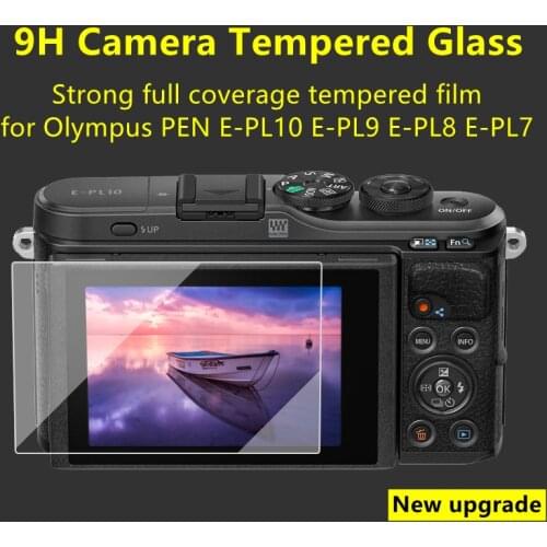 Epl10 9H Tempered Glass epl10 Camera Film LCD Screen Protector for Olympus PEN E-PL10 E-PL9 E-PL8 E-PL7 E-PL6 full cover HD film