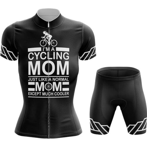 Mom black Cycling Set MTB Bike Clothing Women Racing Bicycle Clothes Ropa Ciclismo Cycling Wear Cycling Jersey Set