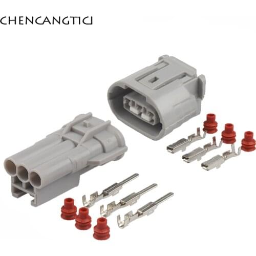 5 Sets 3 Pin Way Sumitomo TS Alternator Auto Wire Connector Electrical Headlight Plug For Toyota Lexus 6188-0282 6189-0443