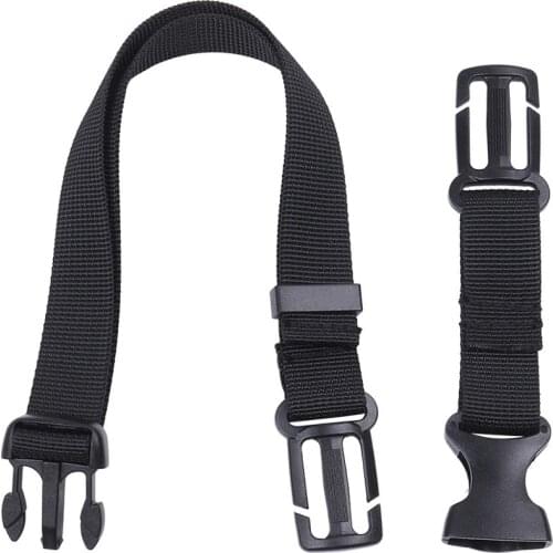 1 Anti Slip Sternum Strap Adjustable Chest Harness Belt Durable Plastic Buckle Nylon Fasten Tape Travel Bag Backpack Fixing Rope