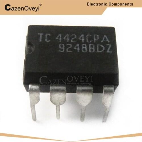 10pcs/lot TC4424CPA TC4424EPA TC4424 DIP-8 In Stock