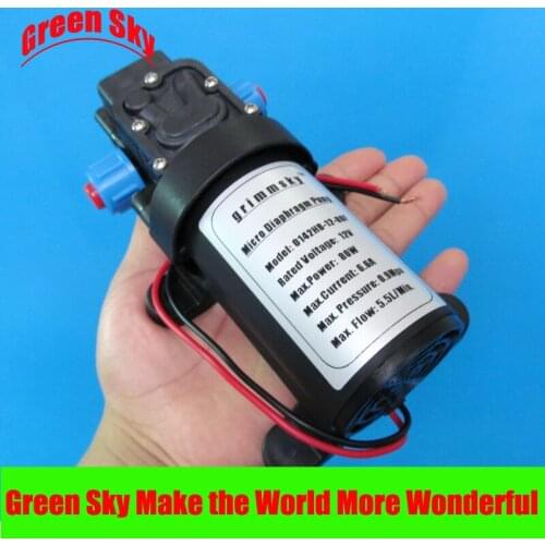 130PSI 5.5l/min 80w return valve type with cooling fan self priming pump 24v