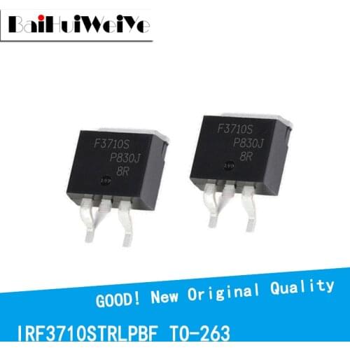 5PCS/LOT IRF3710STRLPBF IRF3710S IRF3710 100V/57A TO-263 New and Original IC Chipset MOSFET MOSFT TO263