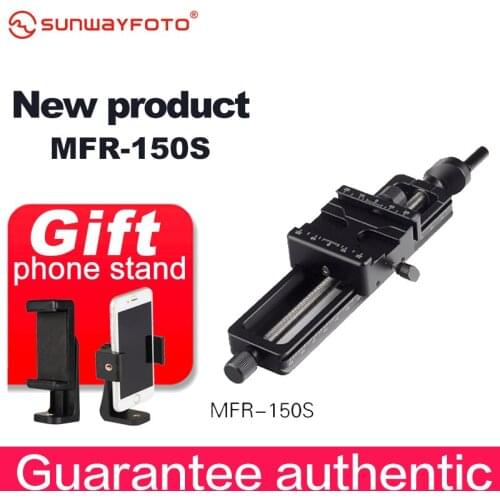 SUNWAYFOTO MFR-150s Camera Accessories Tripod Head Macro Photography Focus Macro Fotografie Statief Focusing Rail Slider