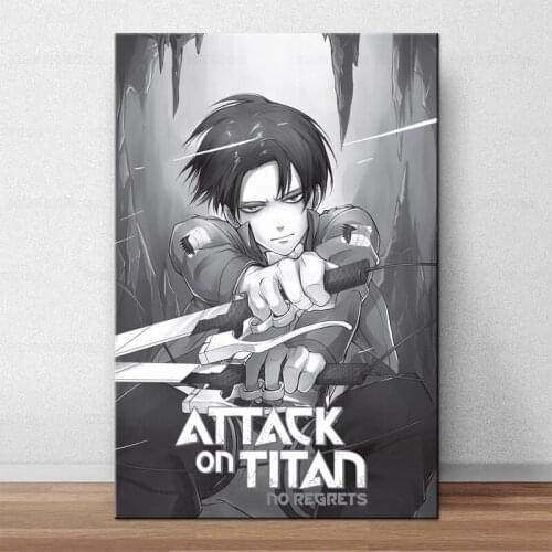 Anime Attack on Titan Eren Jeager Kyojin Yeager Titan Shingeki SNK Manga Home Decor Wall Art Print Poster Canvans Painting gift