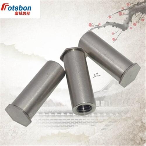 BSOA-032-12 Blind Hole Threaded Standoffs Self Clinching Feigned Crimped Standoff Server Cabinet Sheet Metal Spacer PEM Rivet PC
