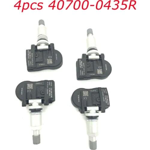 4pcs 433MHZ 40700-0435R S180052064Z TPMS Tire Pressure Sensor For Renault Megane Laguna Fluence Latitude 407003743R 407000435R