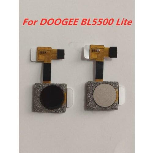 For DOOGEE BL5500 Lite 6.19inch Cell Phone New Original Fingerprint Sensor Home Button Components Flex Cable Repair Accessories
