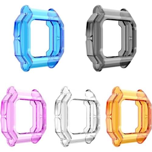 F19E Compatible with Huami-Amazfit Neo Smart Watch Shells TPU Protective Case Soft Durable Protection Shell Shockproof Cover