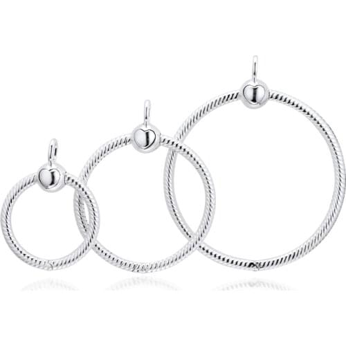 CKK Silver 925 Jewelry Moments Small Medium Large O Pendant For Women Gift Sterling Silver Original Pendant