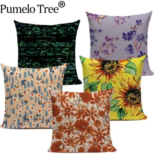 Moroccan Geometric Pillowcase Flower Farmhouse Home Decor Throw Pillow Cases Floral Decorative Cushions Covers Capa De Almofada