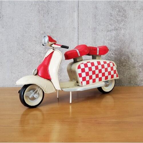 Modelmotorcycle Modelcar Model Scoote Access Ironwork Retro Crafts Handmade Collection Handicraft Decorations Gifts Souvenir
