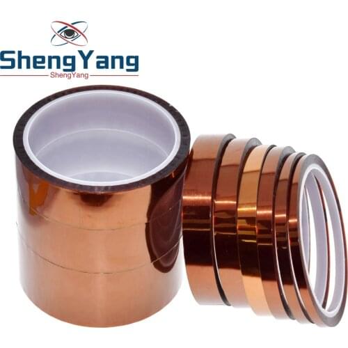 33meter x 5-40mm High Temperature Polyimide Tape Heat Resistant Insulation Polyimide Film Adhesive Tape 10mm