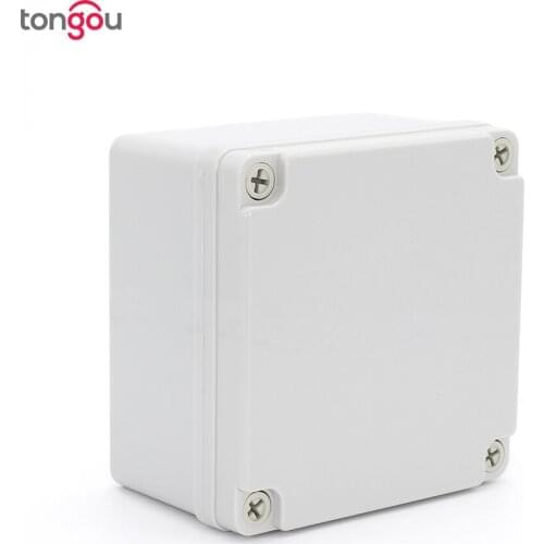 IP67 125*125*75 mm waterproof junction box Free customized trepanning 3 holes plastic control panel box