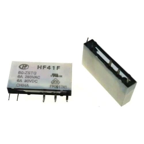 60V relay HF41F-60-ZSTG HF41F 60-ZSTG HF41F 60-ZS HF41F60ZSTG 60VDC DC60V 60V 6A 250VAC 5PIN