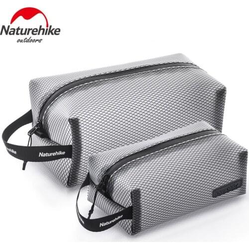 Naturehike TPU Mesh Wash Bag Travel Portable Storage Bag Toiletry Bag waterproof dry wet bag Handbag