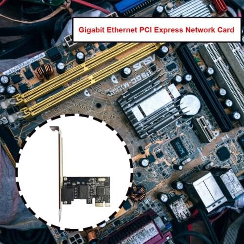 Gigabit Ethernet PCI Express Network Card for Desktop Computer PC Driver Free PCIe RJ45 LAN Network Adapter 10/100/1000Mbps