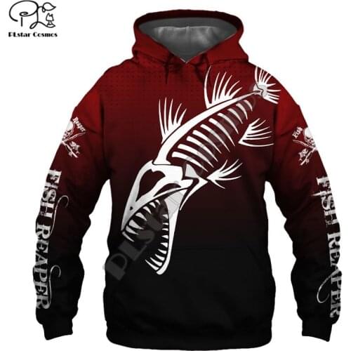 PLstar Cosmos Fishing Hooked 3D Printed Hoodies Casual Men/Women Zipper Hooded Beautiful Unisex Brand Streetwear Apparel F15