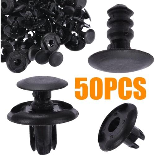 Treyues 50pcs Car Bumper Fender Retainer Clip For Suzuki Grand Vitara SX4 Swift X-90 XL-7 Wholesale