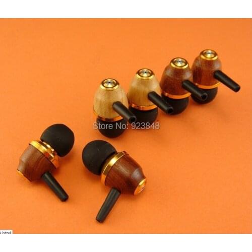 10mm red Macassar Ebony beech wood rosewood earphone housing