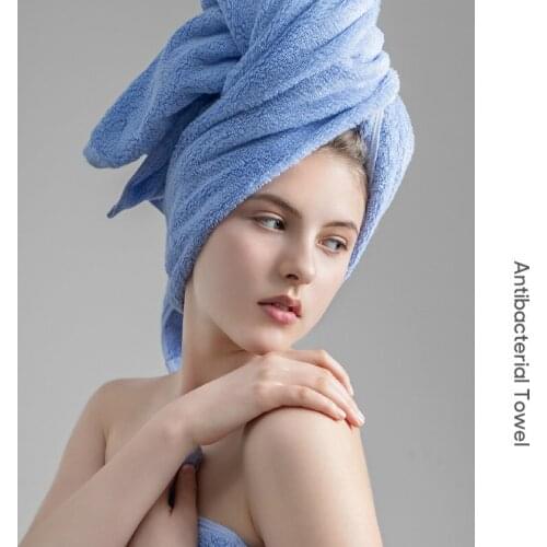 2021 Youpin Antibacterial Bath Towel Hair Dry Quick Drying Towels Lady man Head Wrap Bathing Tools Bathroom for Unisex Children